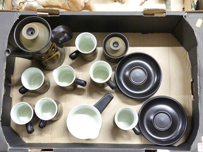 Lot 111 - A Denby stoneware 'Arabesque' pattern coffee set