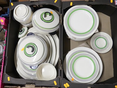 Lot 117 - A Royal Doulton 'Radiance' pattern part table...