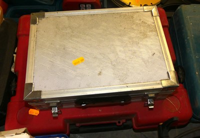 Lot 310 - A cased Dremel style polishing unit; together...