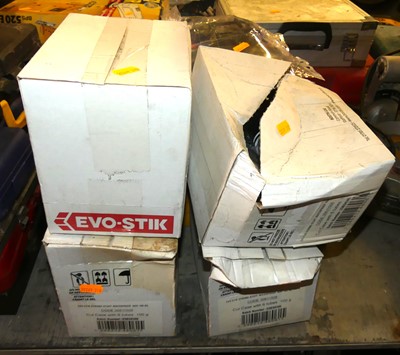Lot 311 - Four boxes of Evo Stik strong stuff adhesive