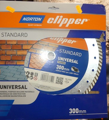 Lot 315 - Four various new Norton Clipper 300mm...