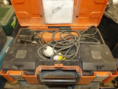 Lot 343 - A Makita electric operated circular saw;...