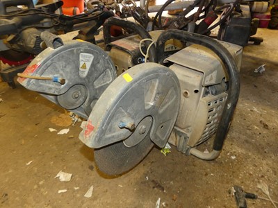 Lot 357 - A pair of Makita DPC6410 petrol powered disc...