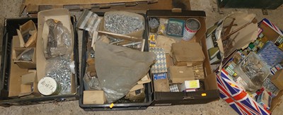 Lot 657 - Four boxes of ironmongery