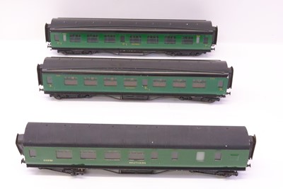 Lot 271 - Three Exley 0 gauge coaches, to include a...