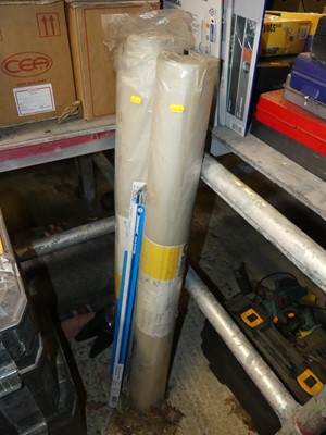 Lot 378 - Two rolls of Dial medium duty protective...