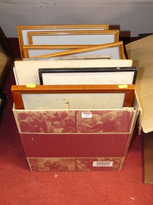 Lot 577 - Box of assorted pictures and prints, etc