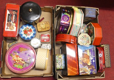 Lot 156 - A collection of tins, to include examples by...