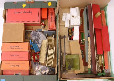 Lot 108 - A collection of various Hornby 0 gauge and...