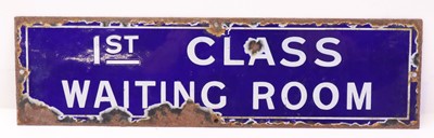 Lot 1183 - Original BR eastern region enamel sign reading...