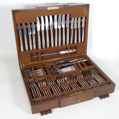 Lot 178 - A suite of Elkington silver-plated flatware,...