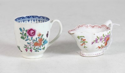 Lot 97 - An 18th century Bow coffee can, enamel...
