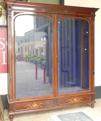Lot 616 - A late Victorian plum pudding mahogany and...