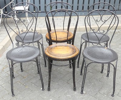 Lot 756 - A set of four contemporary painted and pierced...