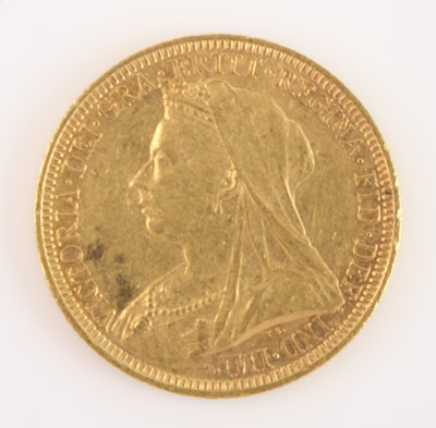 Lot 251 - Great Britain, 1893 gold full sovereign, obv:...