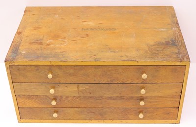 Lot 493 - An original mid-20th-century Meccano oak...