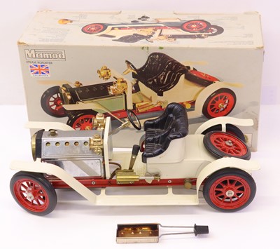 Lot 1187 - Mamod SR1 steam roadster, in cream with red...