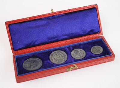 Lot 195 - Great Britain, 1897 Maundy Money four coin set,...