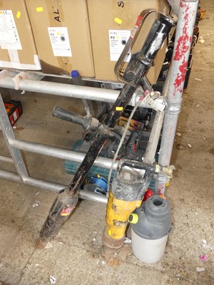 Lot 450 - An Atlas Copco air breaker; together with an...