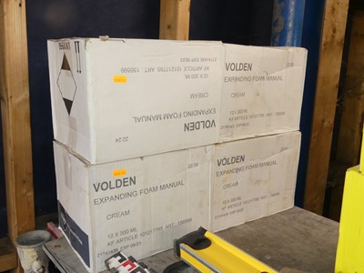 Lot 469 - Four boxes of Volden expanding foam