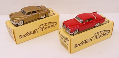 Lot 2 - A Brooklin Models 1/43 scale white metal group,...