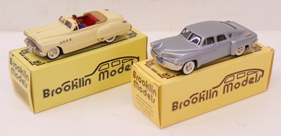 Lot 4 - A Brooklin Models 1/43 scale white metal group...