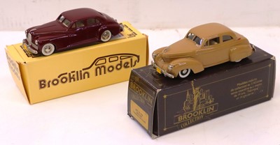 Lot 9 - A Brooklin Models 1/43 scale white metal group...