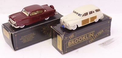 Lot 23 - A Brooklin Models 1/43 scale white metal group...
