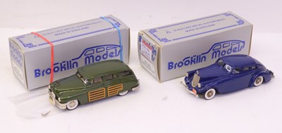 Lot 26 - A Brooklin Models 1/43 scale white metal...