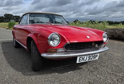 Lot 33 - A 1976 Fiat 124 Spider convertible...