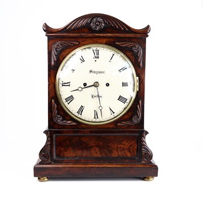 Lot 295 - Simpson of London - a circa 1830 mahogany...