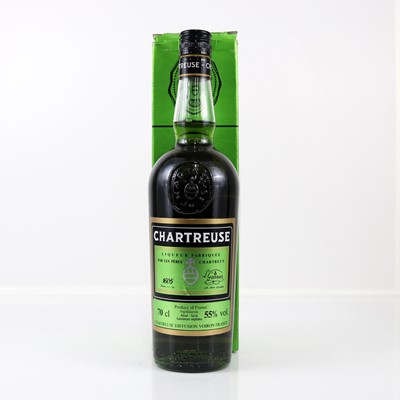 Lot 1267 - Chartreuse Green Liqueur, 70cl, 55°, one...
