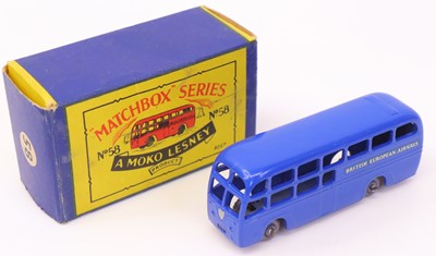 Lot 713 - Matchbox Regular Wheels 58a AEC Regal BEA...