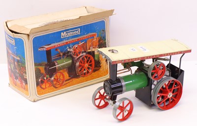 Lot 1186 - A Mamod TE1A live steam traction engine in...