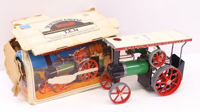 Lot 1188 - A Mamod TE1A traction engine in green with red...