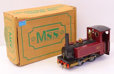 Lot 1196 - An MSS Spirit-fired live steam 32mm G gauge...