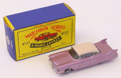 Lot 716 - Matchbox Regular Wheels No.27c Cadillac Sixty...