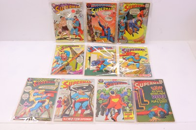 Lot 1108 - Superman DC Silver Age comics issues to...
