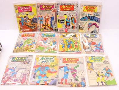 Lot 1112 - Action Comics DC collection of Silver Age...