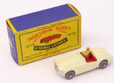 Lot 725 - Matchbox Regular Wheels No.19 MGA Sports Car,...