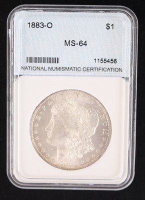 Lot 49 - United States of America, 1883 Morgan dollar,...