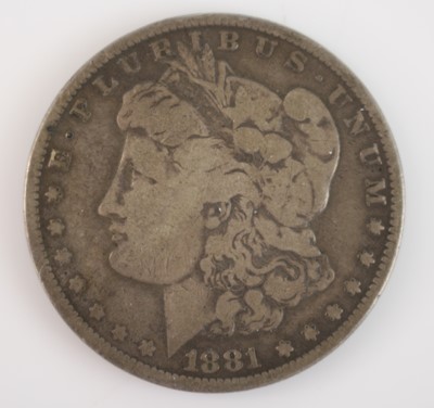 Lot 52 - United States of America, 1881 Morgan dollar,...