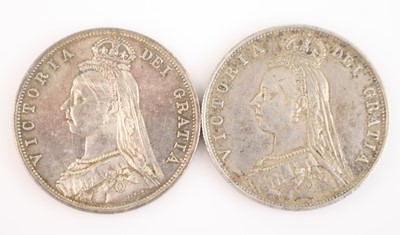 Lot 54 - Great Britain, 1887 half crown, obv: Victoria...
