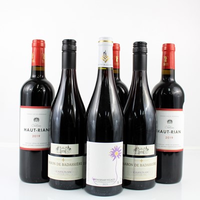 Lot 1015 - Chateau Haut-Rian, 2019, Bordeaux, three...