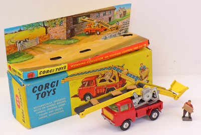 Lot 37 - A Corgi Toys No. 64 Working Conveyor on...
