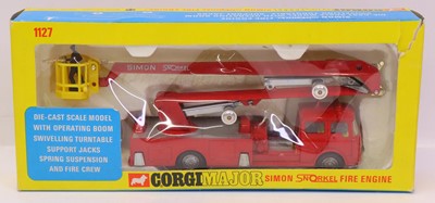 Lot 40 - Corgi Toys No. 1127 Simon Snorkel fire engine...