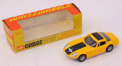 Lot 39 - A Corgi Toys Whizzwheels No. 377 Marcos 3...