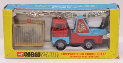 Lot 41 - Corgi Toys No. 1144 Chipperfields Circus crane...