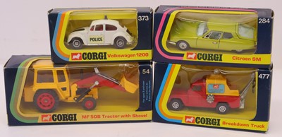 Lot 82 - Corgi toys group of four late release diecasts...
