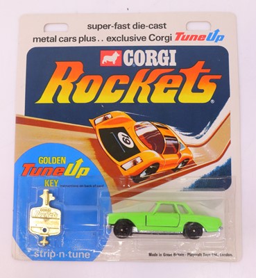 Lot 46 - Corgi Rockets D903 Mercedes 280 SL in a lime...